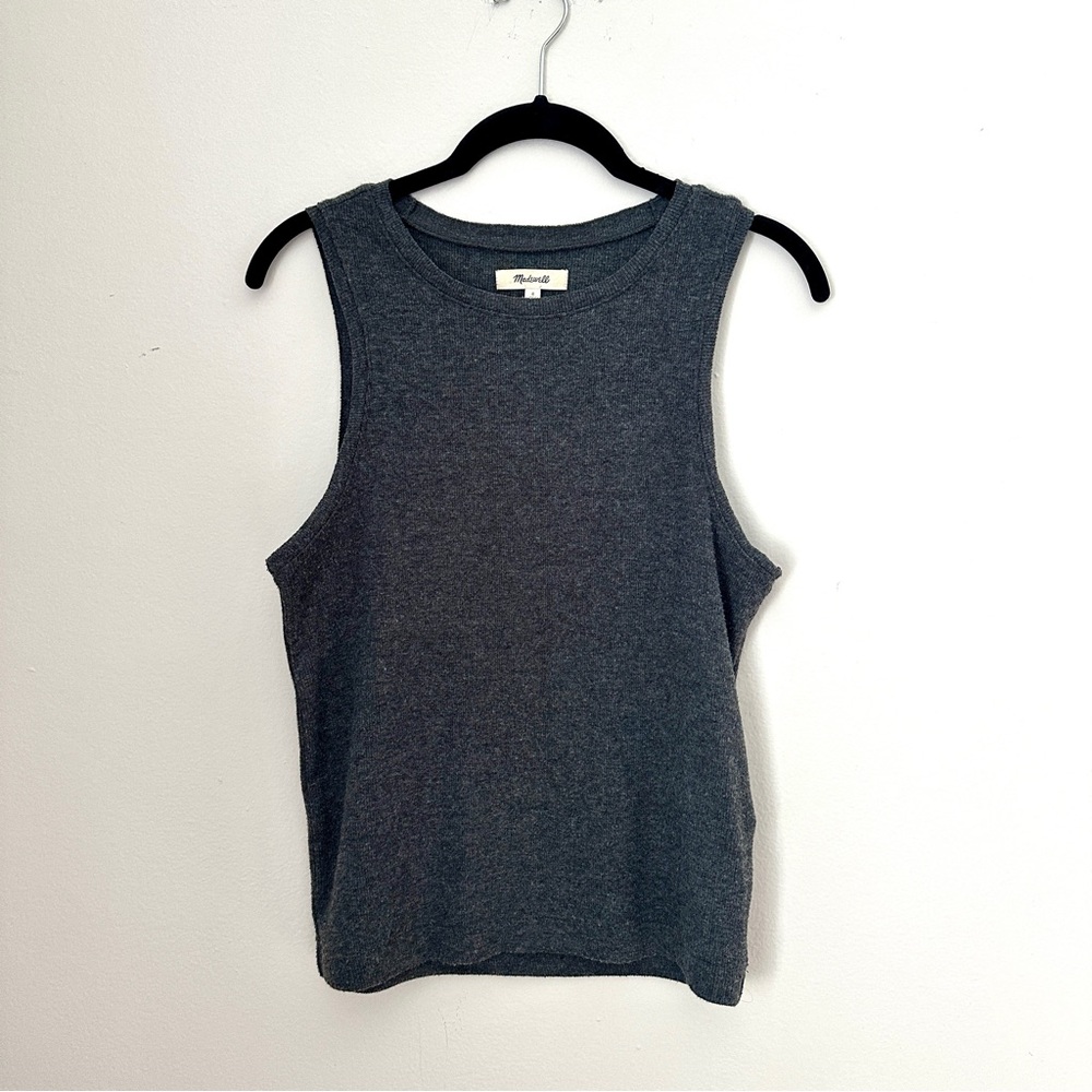 Madewell Charcoal Knit Tank Top